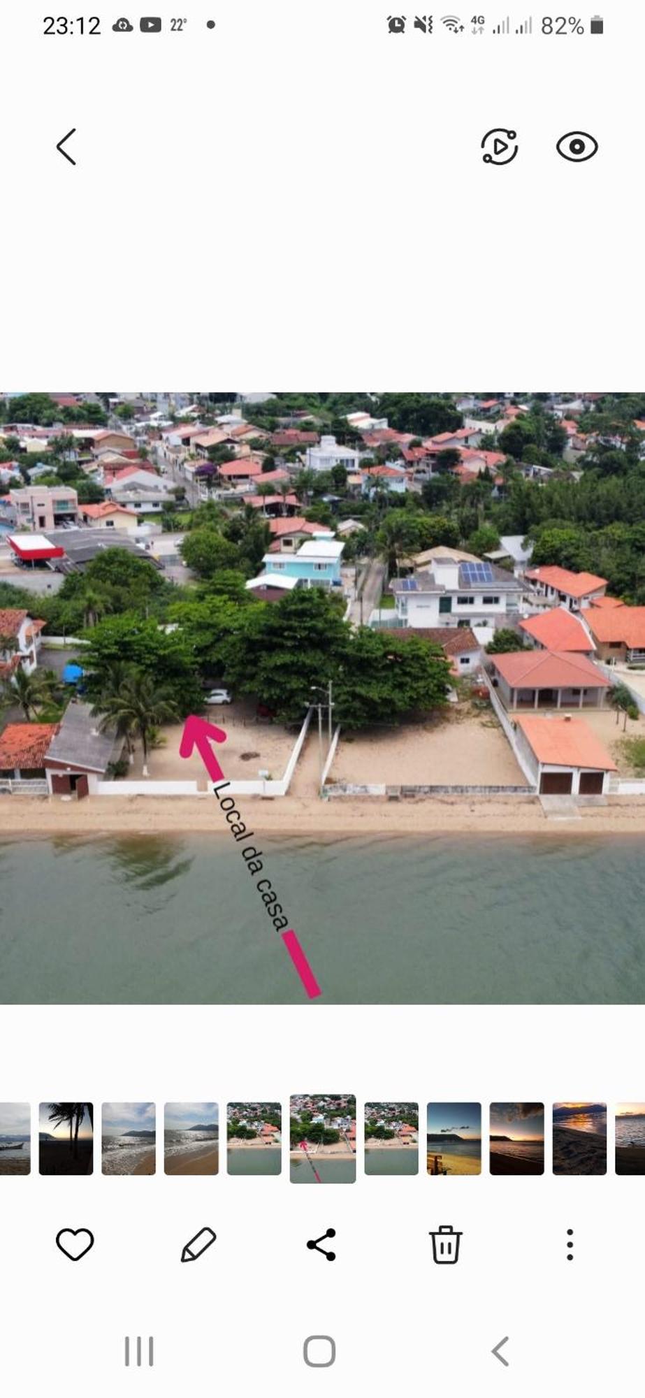 Pe Na Areia, Casa Na Praia De Frente Para O Mar Florianópolis Eksteriør bilde